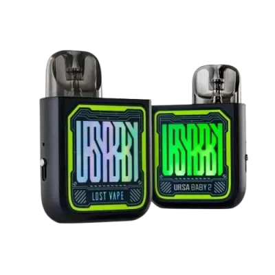 Lost Vape Ursa Baby 2 900 Pop Blue Time Gear (Бірюзовий, з картриджем) Багаторазовий POD
